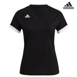 🚨SALE🚨 Women Adidas Team Quickset Short Sleeve Jersey T Shirt Sz L